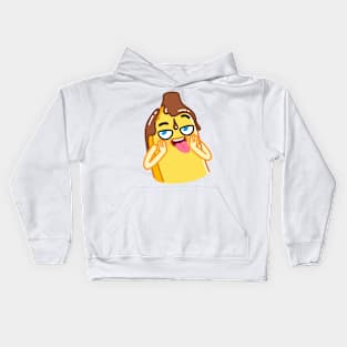 Chocolate covered bananas Kids Hoodie